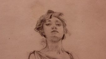 Skecth of Sarah Bernhardt